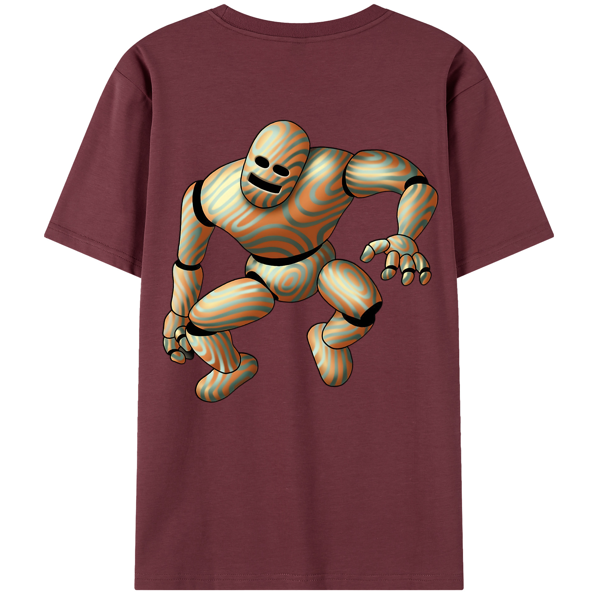 （画像用） ドラゴンクエスト Doragon Kuesuto Dragon Quest 綿100％半袖Tシャツ（背面プリント）